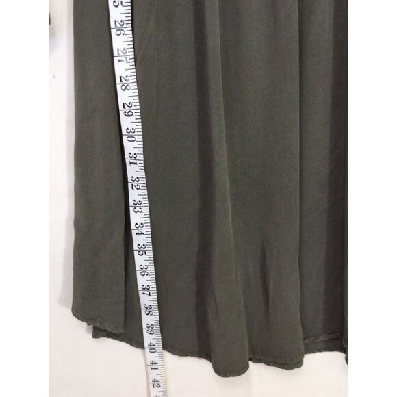 Anthropologie Holding Horses Ocala Dress Womens 10 Green Western Minimalist Boho - Picture 12 of 13